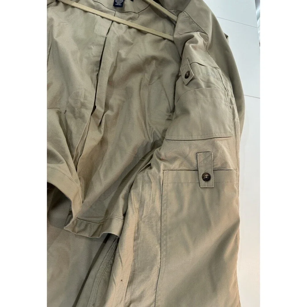 Duluth Trading Jacket XL Tall Khaki Twill Fire Hose Presentation Sport Coat Work